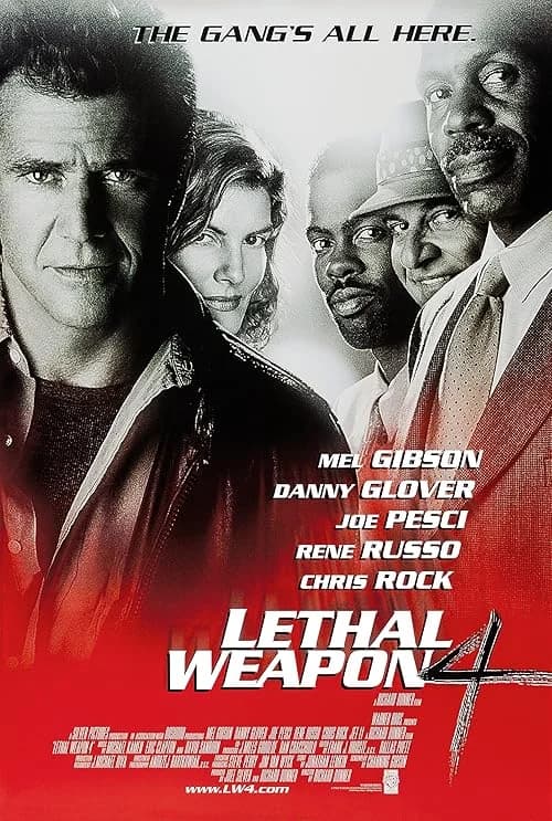 Lethal Weapon 4 film posteri