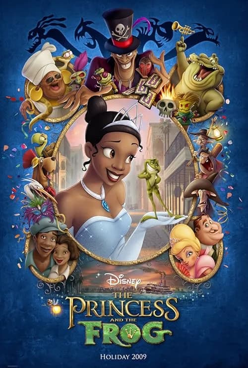 The Princess and the Frog film posteri